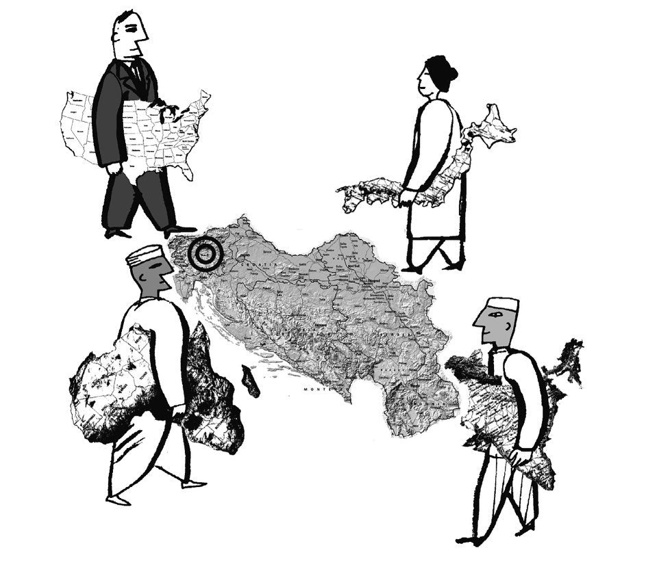 Scan from "Non-Aligned Cross-Cultural Pollination: A Short Graphic Novel" by Bojana Piškur and Đorđe Balmazović